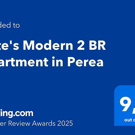 Kate'S Modern 2 Bedroom Apartment In Perea Peraía Екстериор снимка